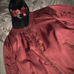Bomber jacket & hat included